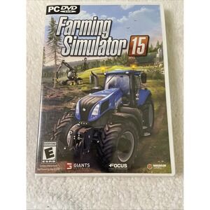 Farming Simulator‎ 15 (PC, 2014) Complete CIB Manual Poster